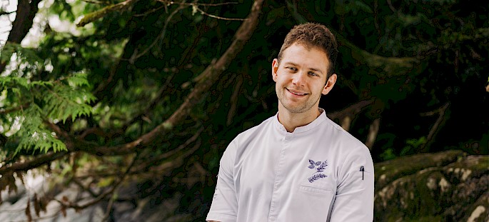 Chef Clayton Fontaine portrait
